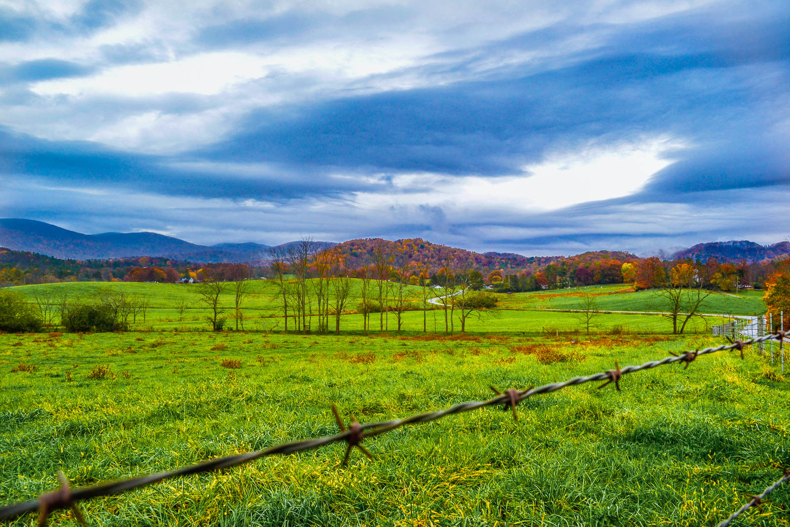 Autumn Day On the Farm