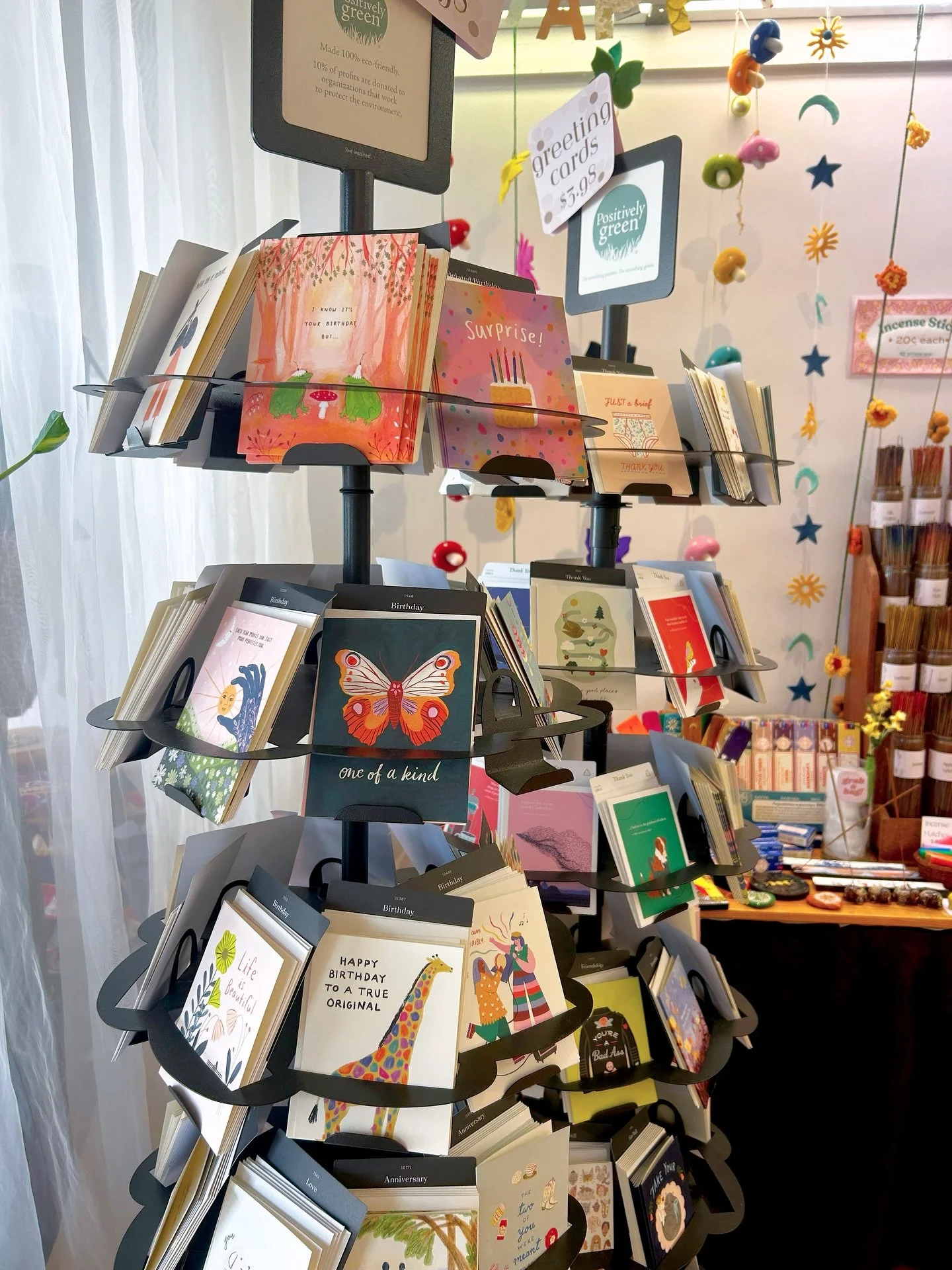 We love being your one-stop shop for all your gift giving needs! Our greeting cards are crafted in the U.S. using recycled paper and feature original artwork from dozens of artists!