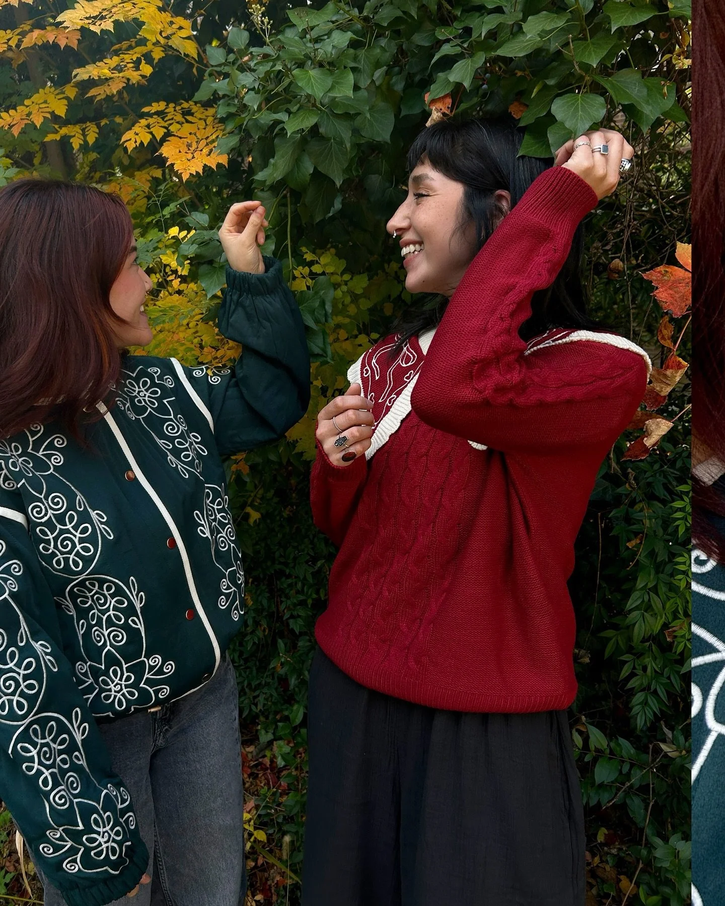 Holiday Clothing &hearts;️💚
New embroidered jacket + bow collared sweater
We only have 6 of each so come get one while you can!