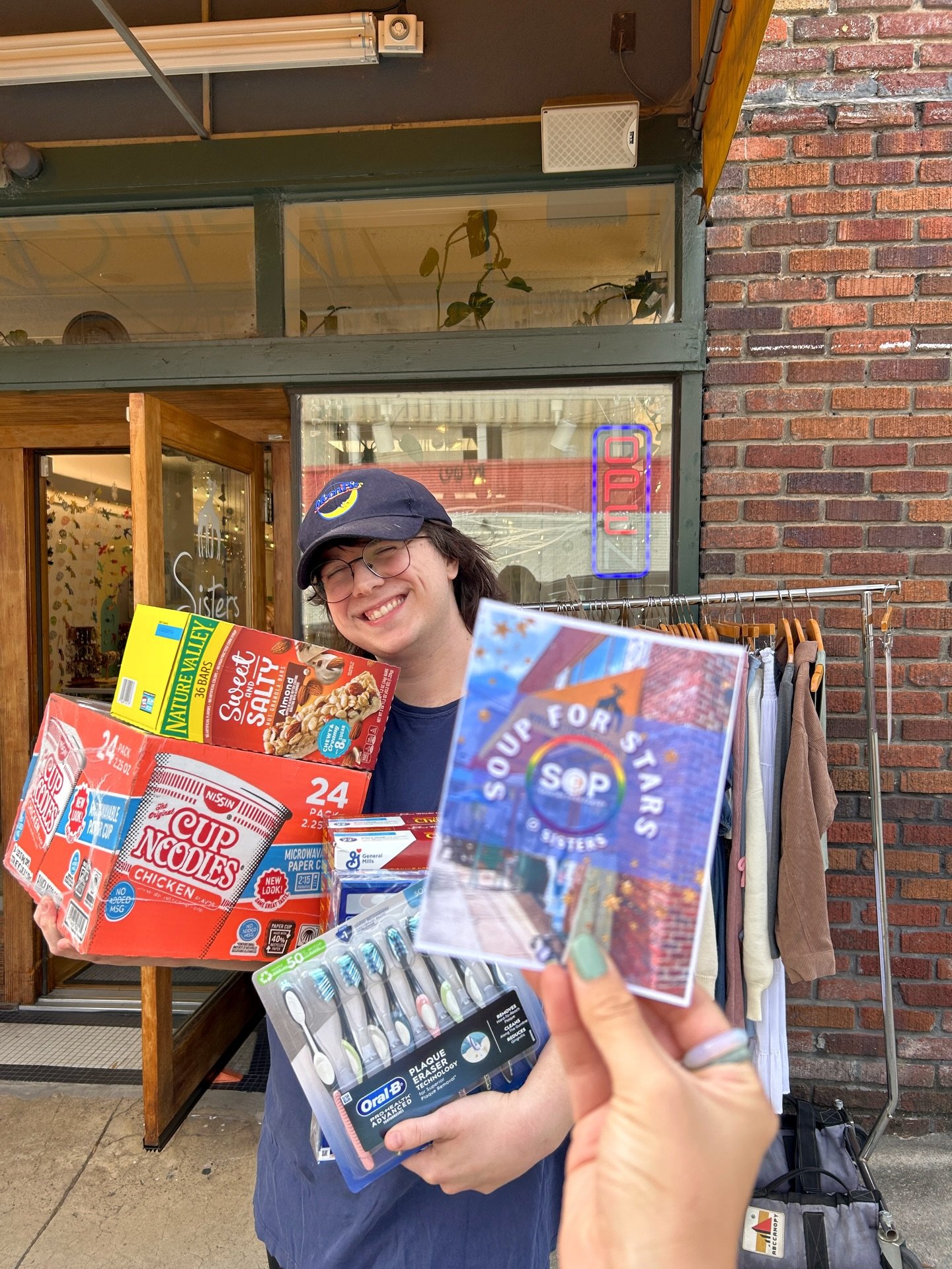 We&rsquo;re doing our Soup for Stars promotion benefiting @spartanopenpantry for ONE MORE WEEK! Thank you so much to @chase_fontaine for this awesome donation 🥹 See you guys today from 11:30-7pm!