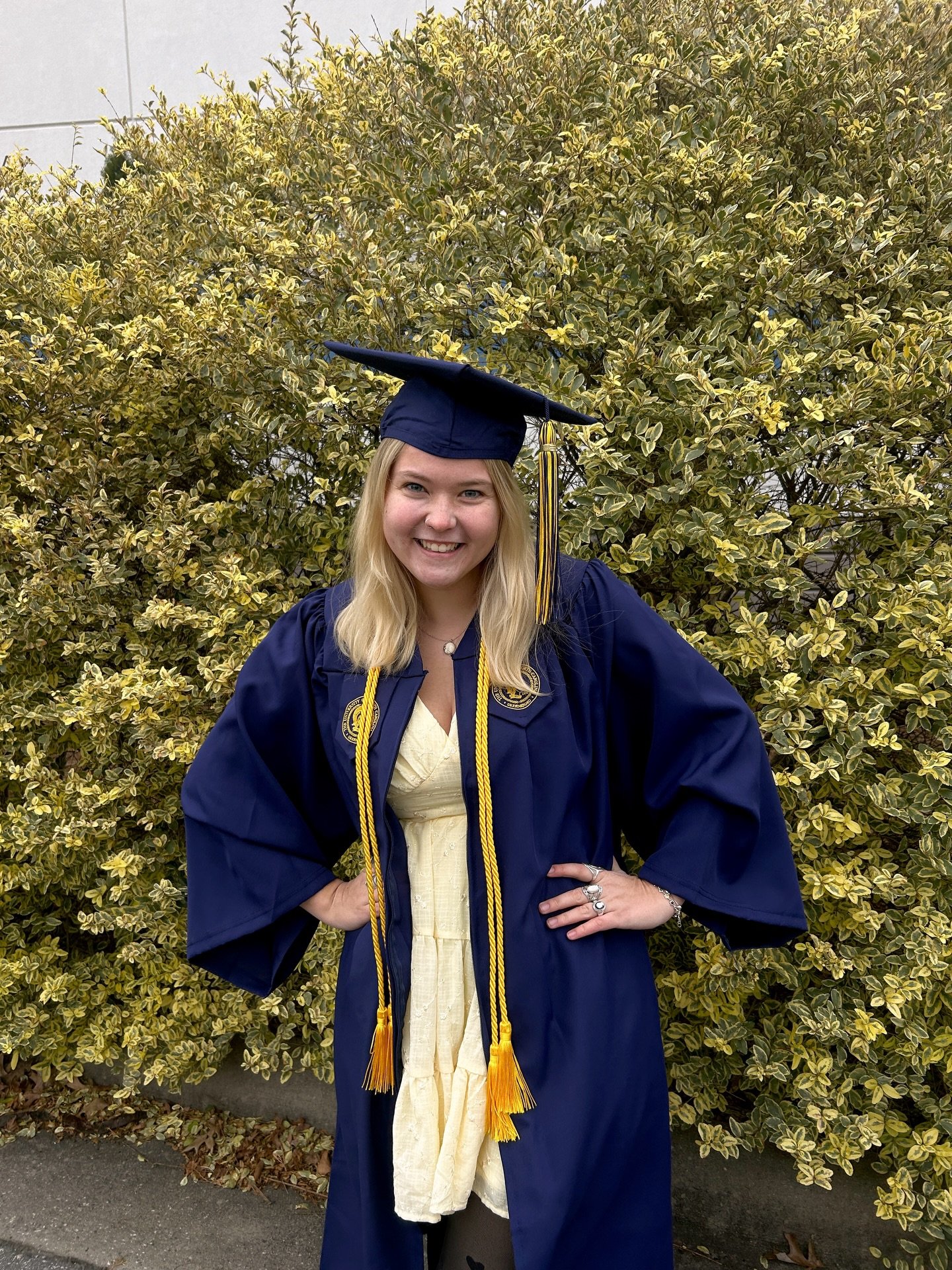 Congratulations to our @ktpelikan for graduating from @uncg today! And congratulations to ALL the graduates! We&rsquo;re so thankful we could be a tiny part of your UNCG journey! Stop by today and get a little gift from us 💛💙💛💙