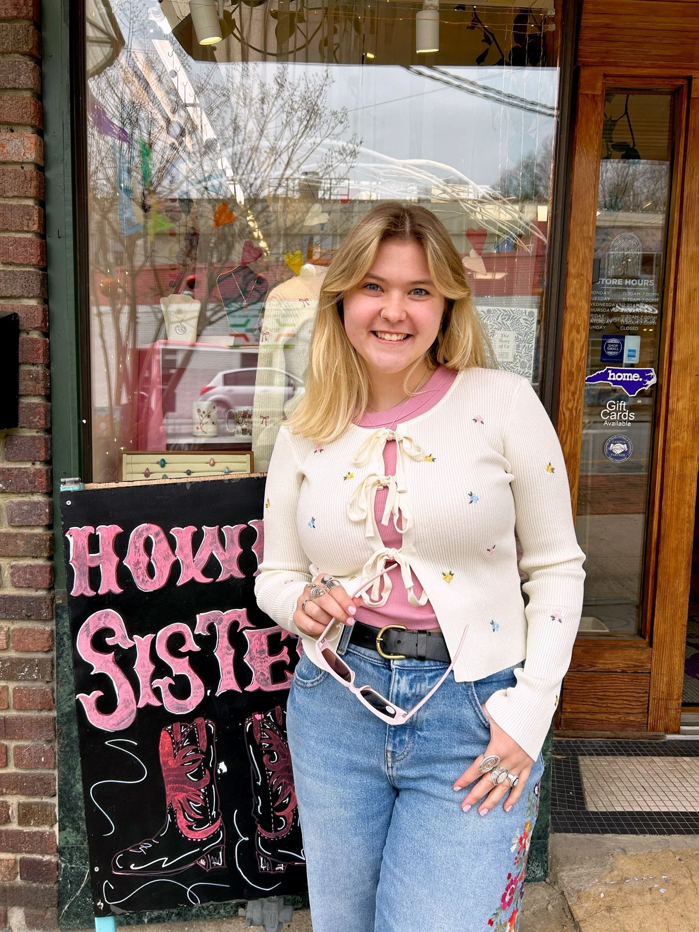 Little Valentine Cardigan drop 💖🌸
Plus, today is Student Discount Day so you can get 15% off if you&rsquo;re a college student!
