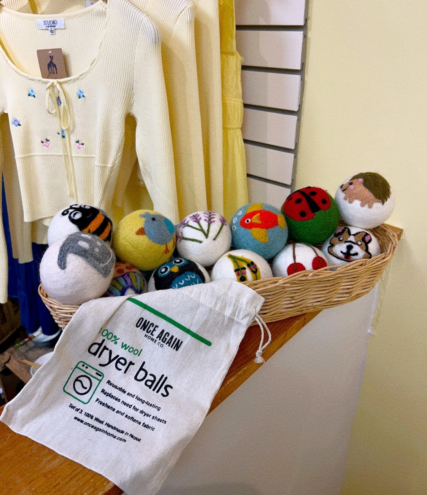 New Wool Dryer Balls 🐑
Handmade in Nepal.
3 for $18 🪩