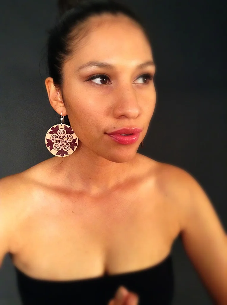 Athabascan Flower Earrings