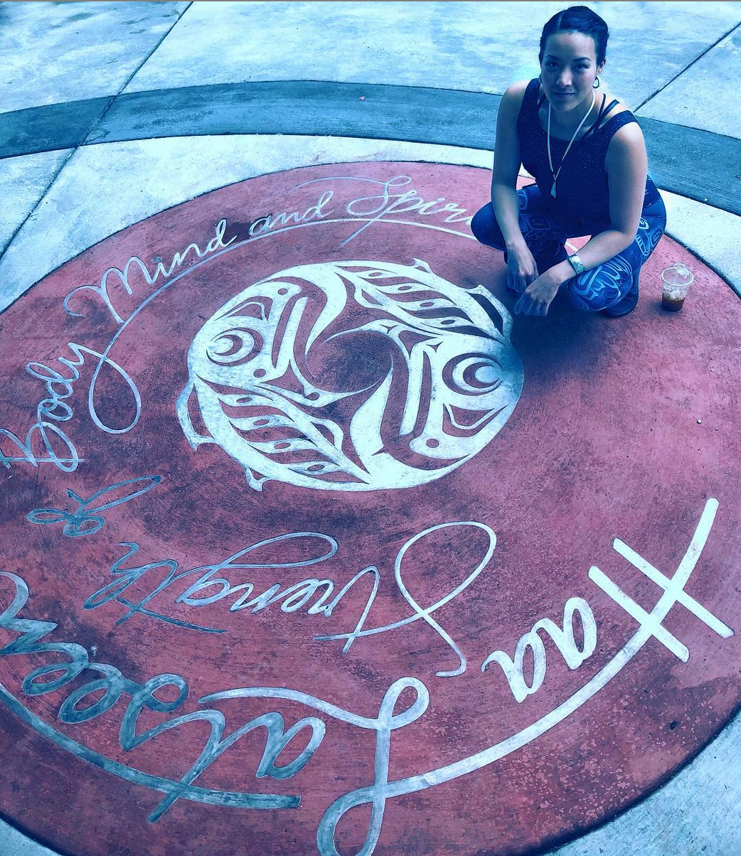 Metal Medallion, Downtown Juneau on Front St. & Seward St. 2018