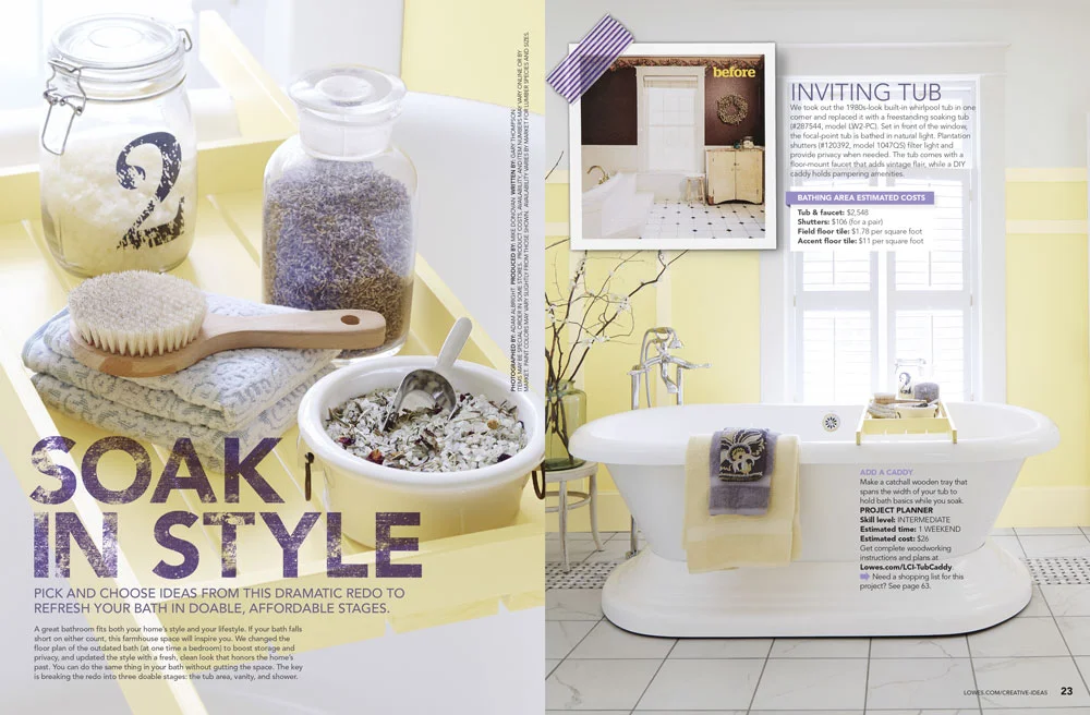 Soak in Style - Opening Spread