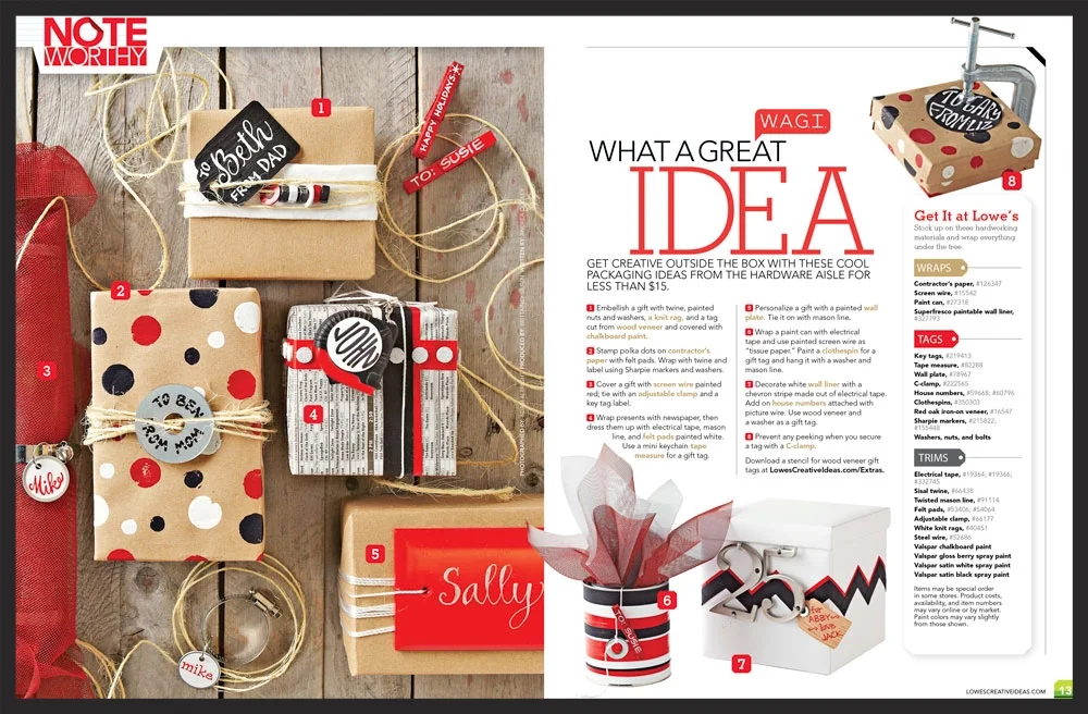 Gift Wrapping Project Producing 