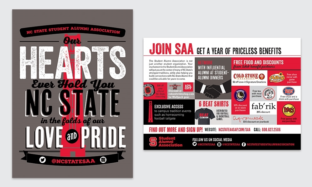 Student Alumni Association Recruitment Postcard