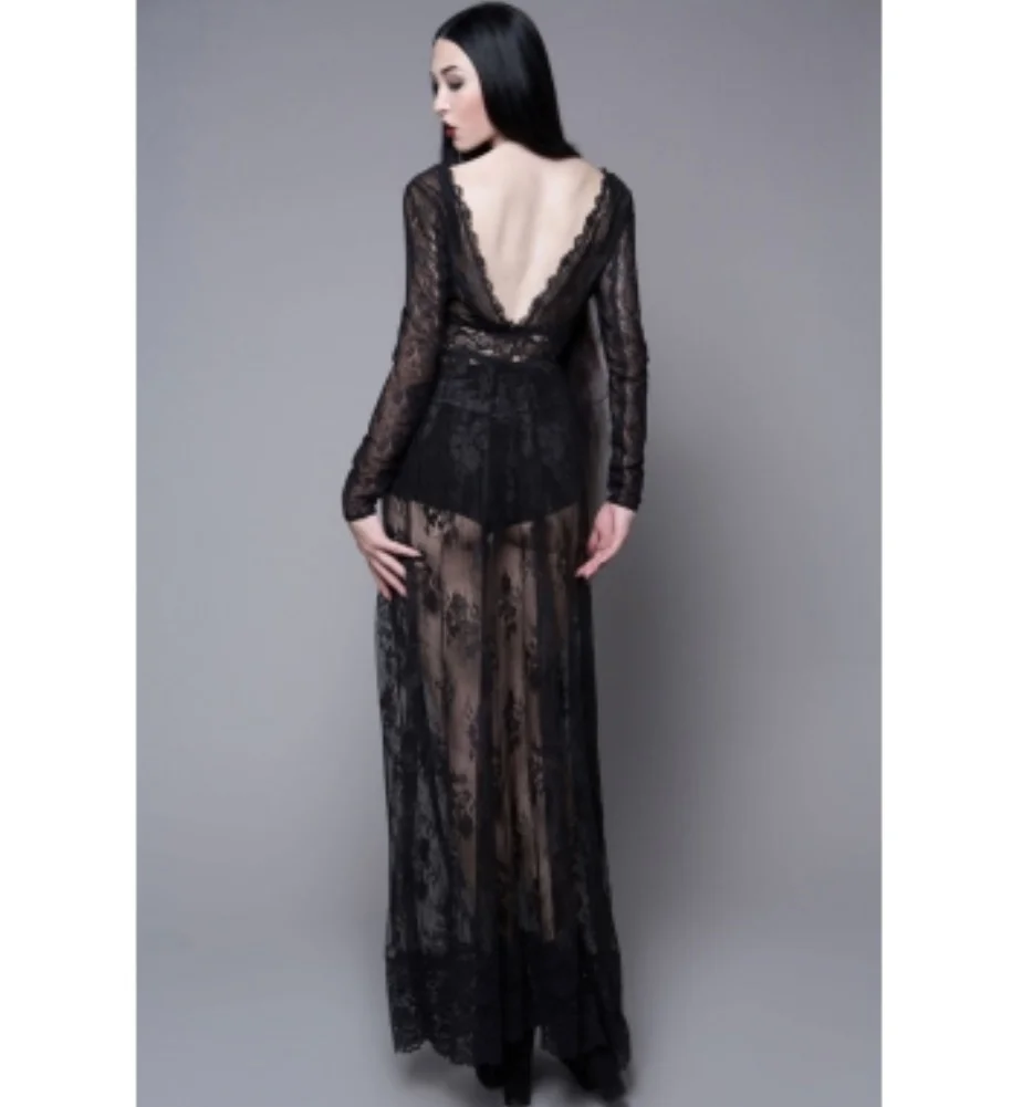 french connection lace dress black Valetta Lace Sequin Mix Dress main image 1