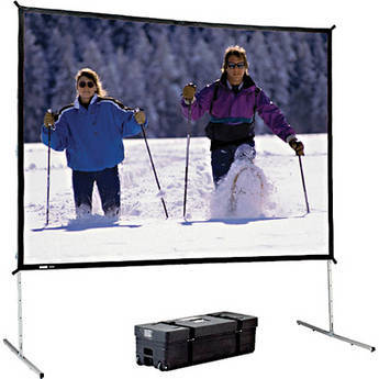 DA-LITE PORTABLE FAST FOLD SCREEN 12' X 12' DUAL
