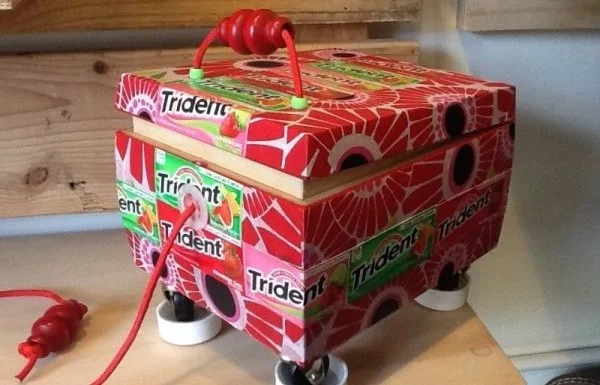Ahhh, precious grown-up time to make that box out of gum wrappers.