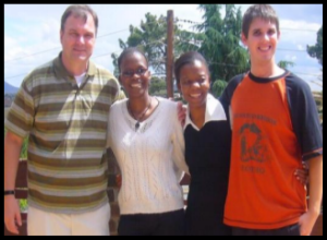 Paul and Joshua with good friends, Puleng and Evelyn. They are examples of Basotho women who are tenacious and persevere, no matter what hardship they face.