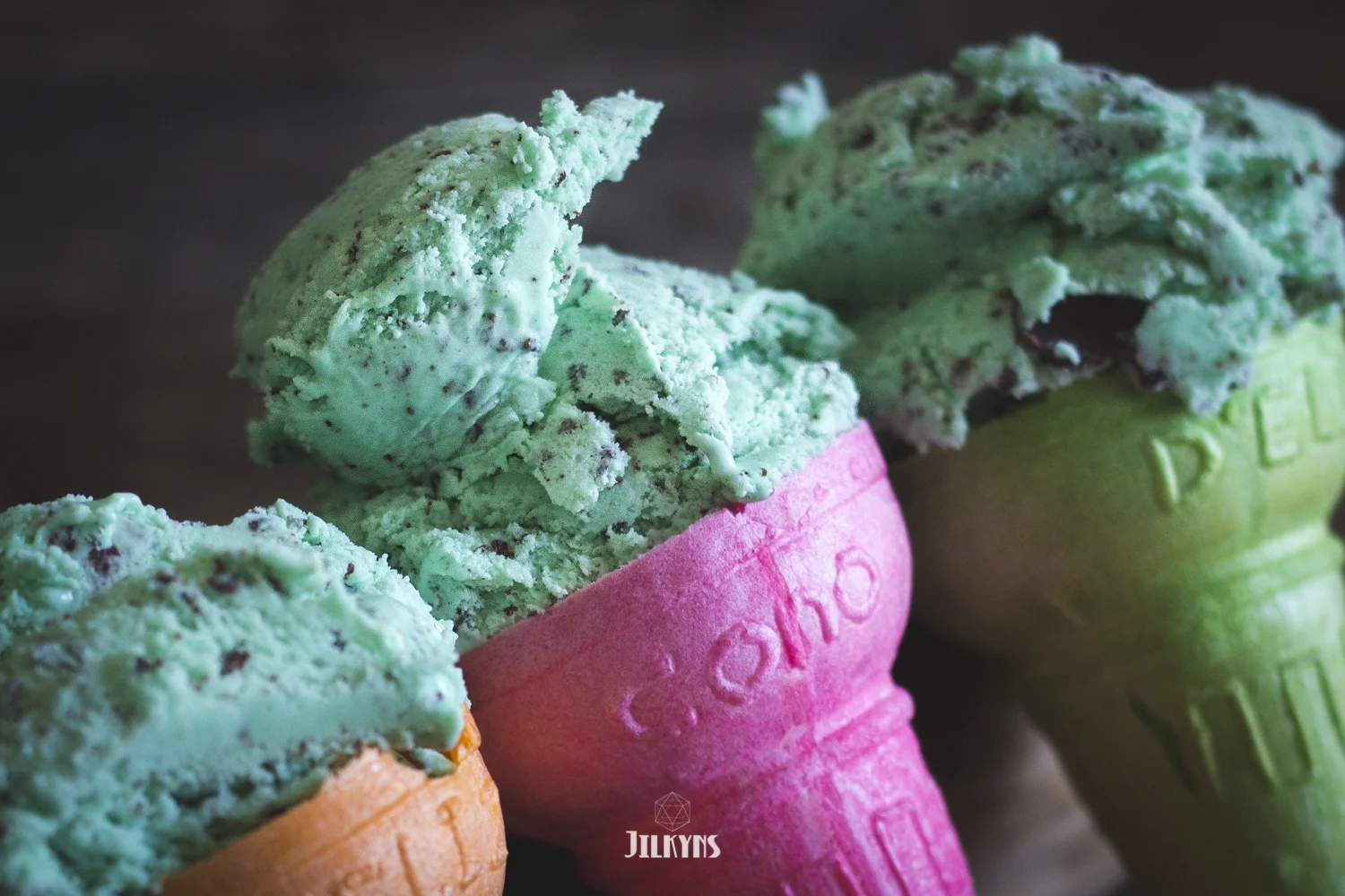 Mint ice cream photo by Jilkyns