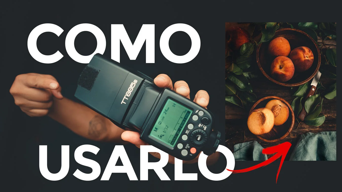 Como empezar a USAR el FLASH de cámara, flash externo o speedlight en modo esclavo en pocos minutos