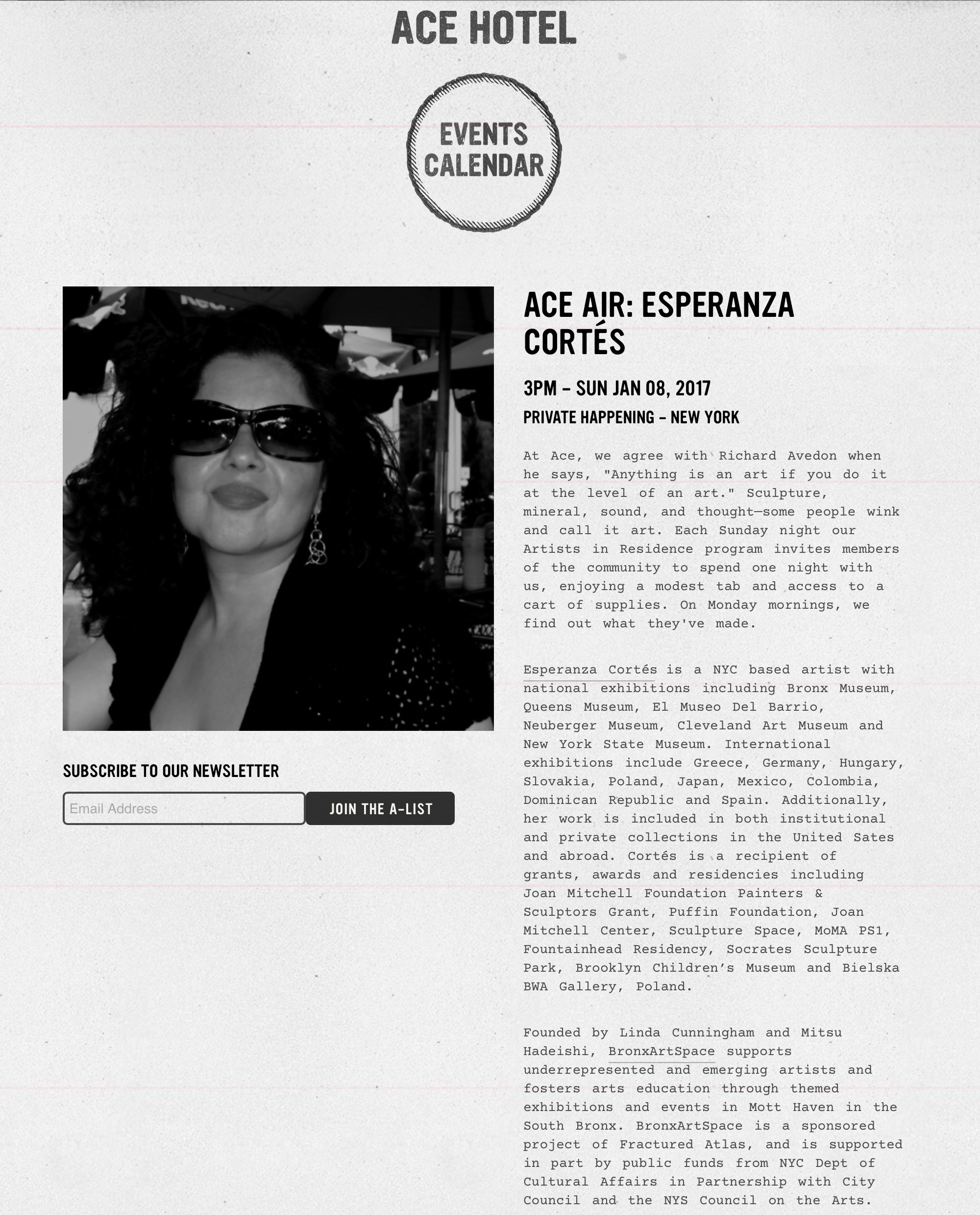 ACE HOTEL RESIDENCY