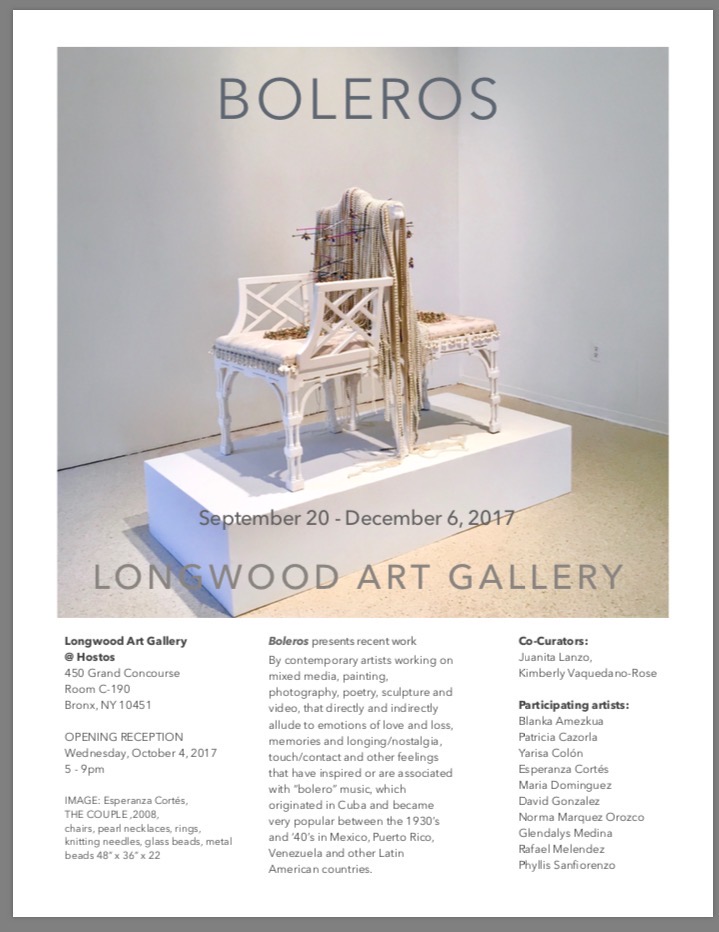 Esperanza Cortés at Longwood Art Gallery