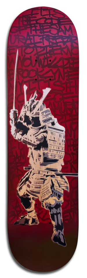Yocaher Skateboard Deck – Samurai Series – Girl Samurai Red Dragon – Deck Only