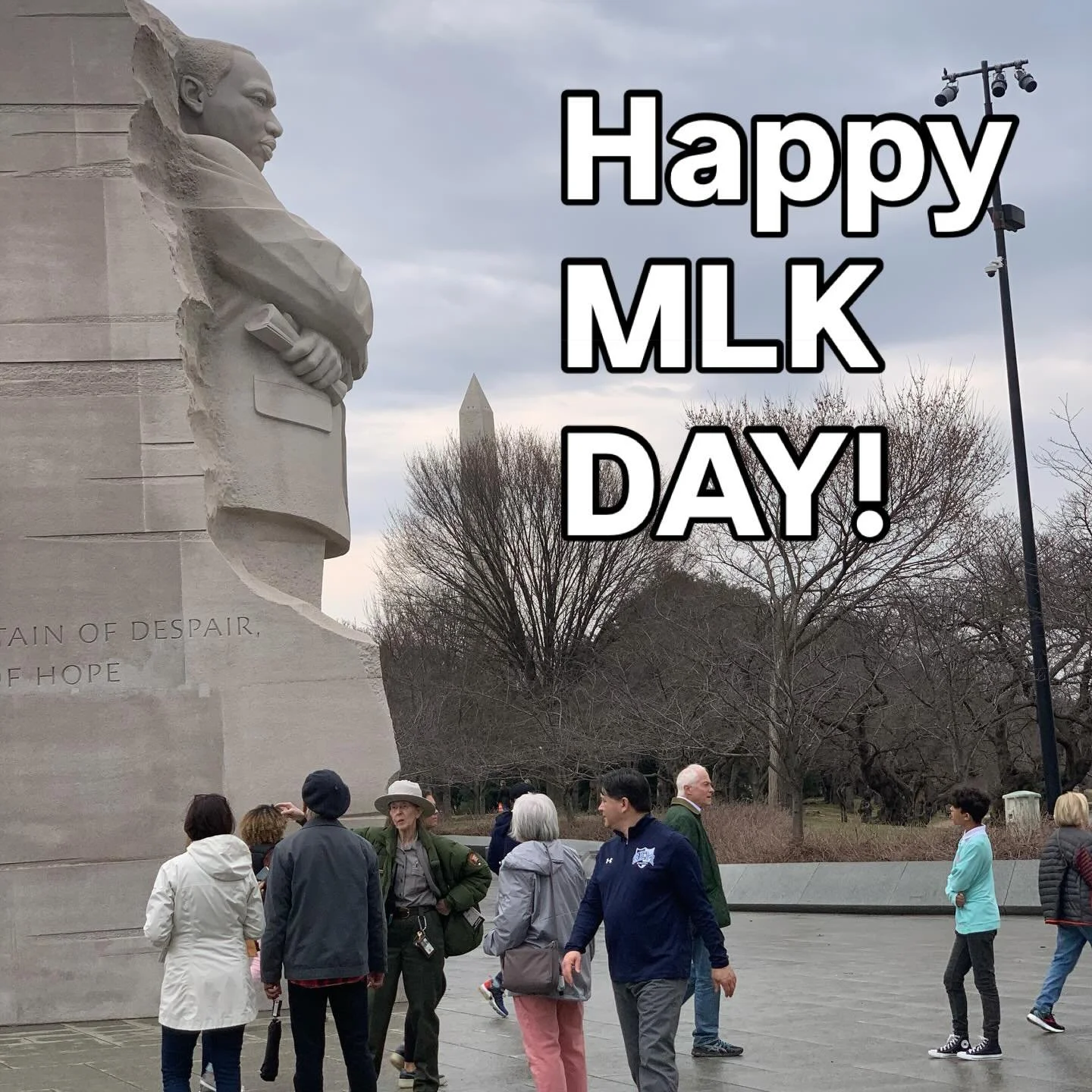 Happy MLK Day! Hope you can find time today to reflect on where we are as a country today. To embrace our rights to free speech, to peacefully protest and to find the strength and courage to stand up for the rights of our neighbors, our communities, 