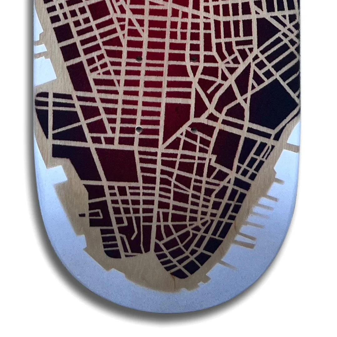 City Sliver: NYC Skateboard Deck #8