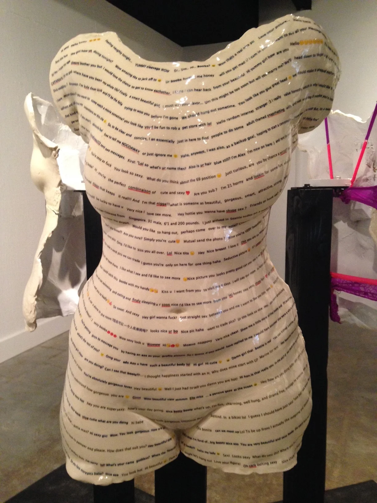 Here's Looking at You, Babe (wrapped text)