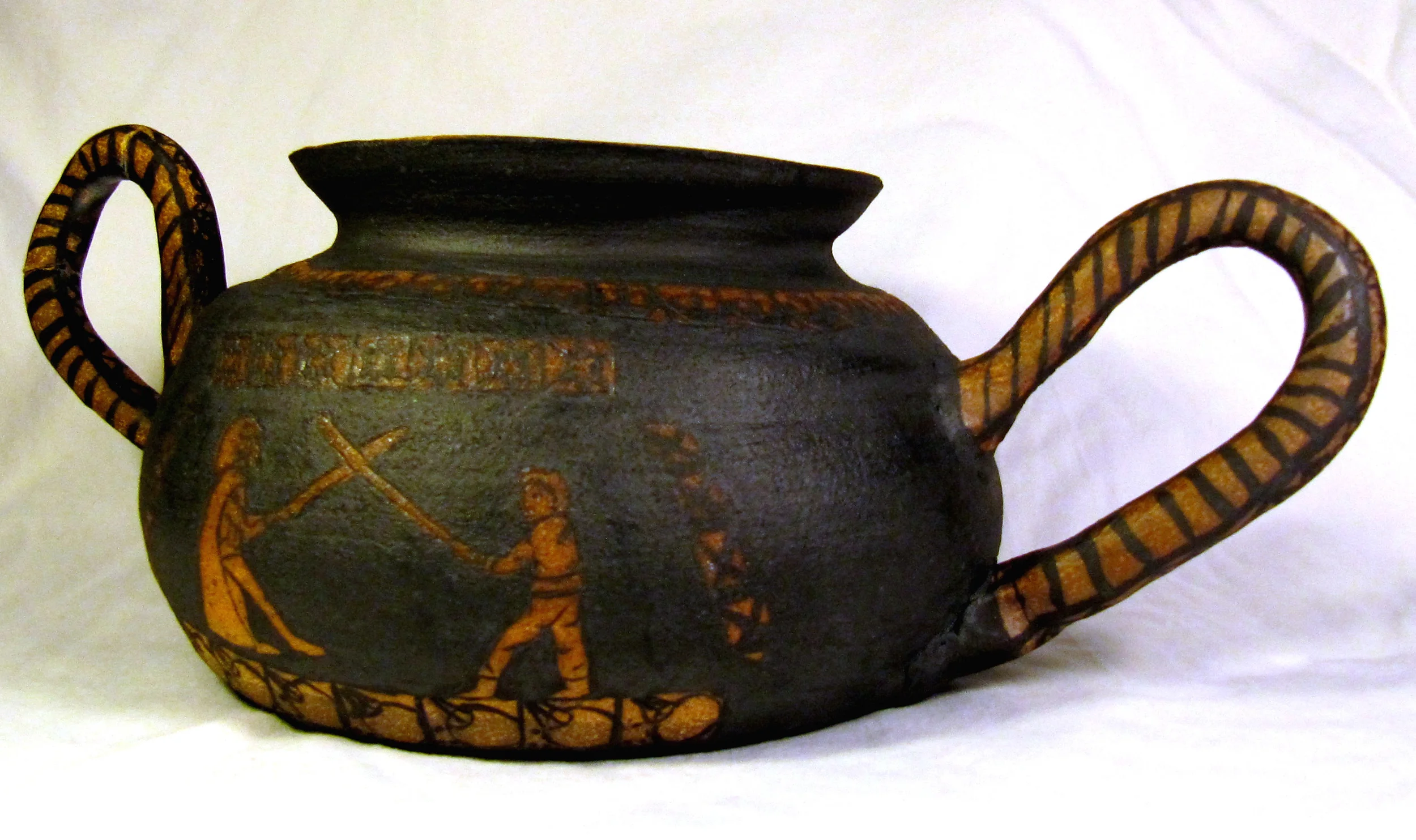 Luke and Darth Vader as Zeus and Cronos