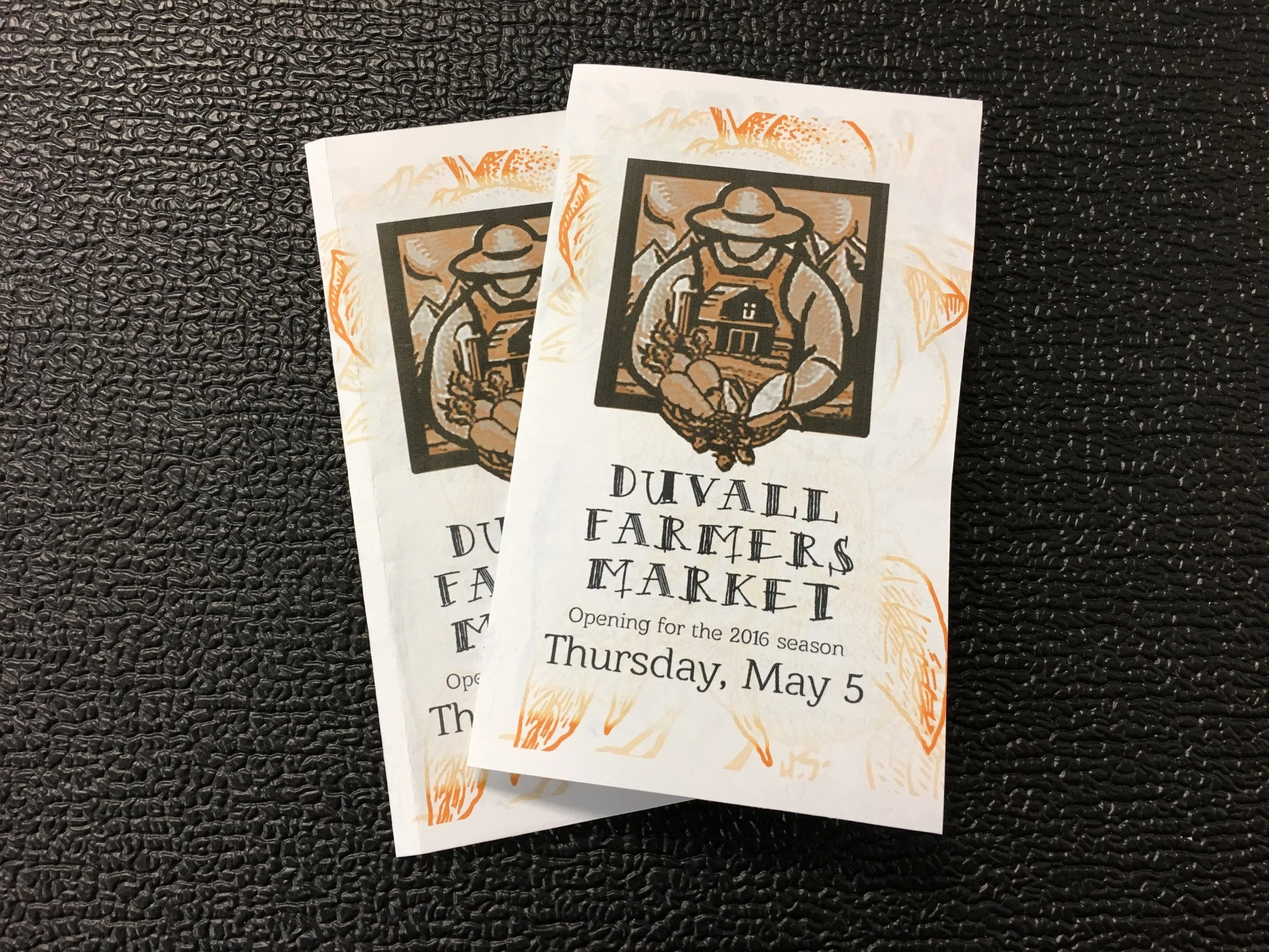 Farmers Market Brochure || Front Cover