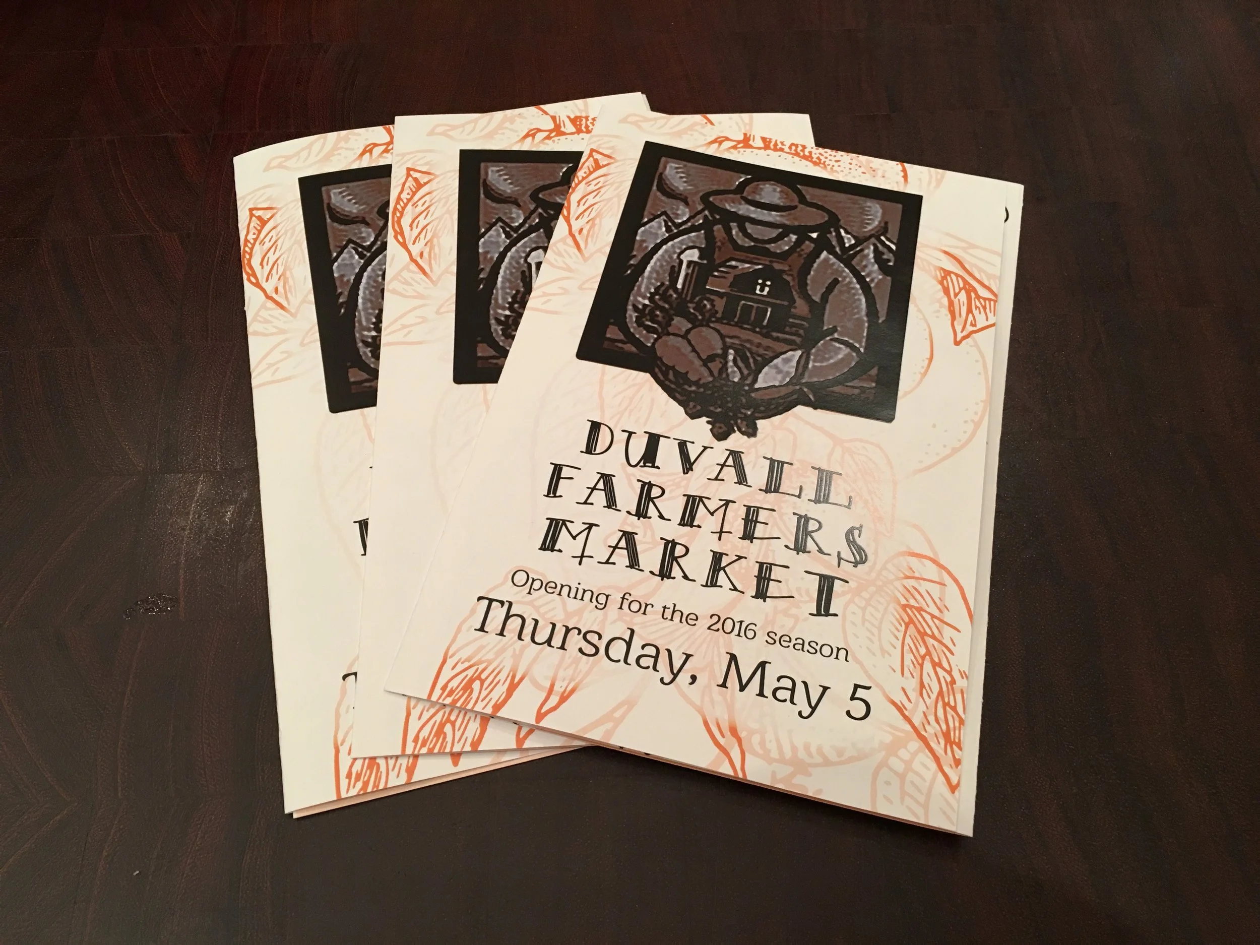 Farmers Market Brochure || Front Cover