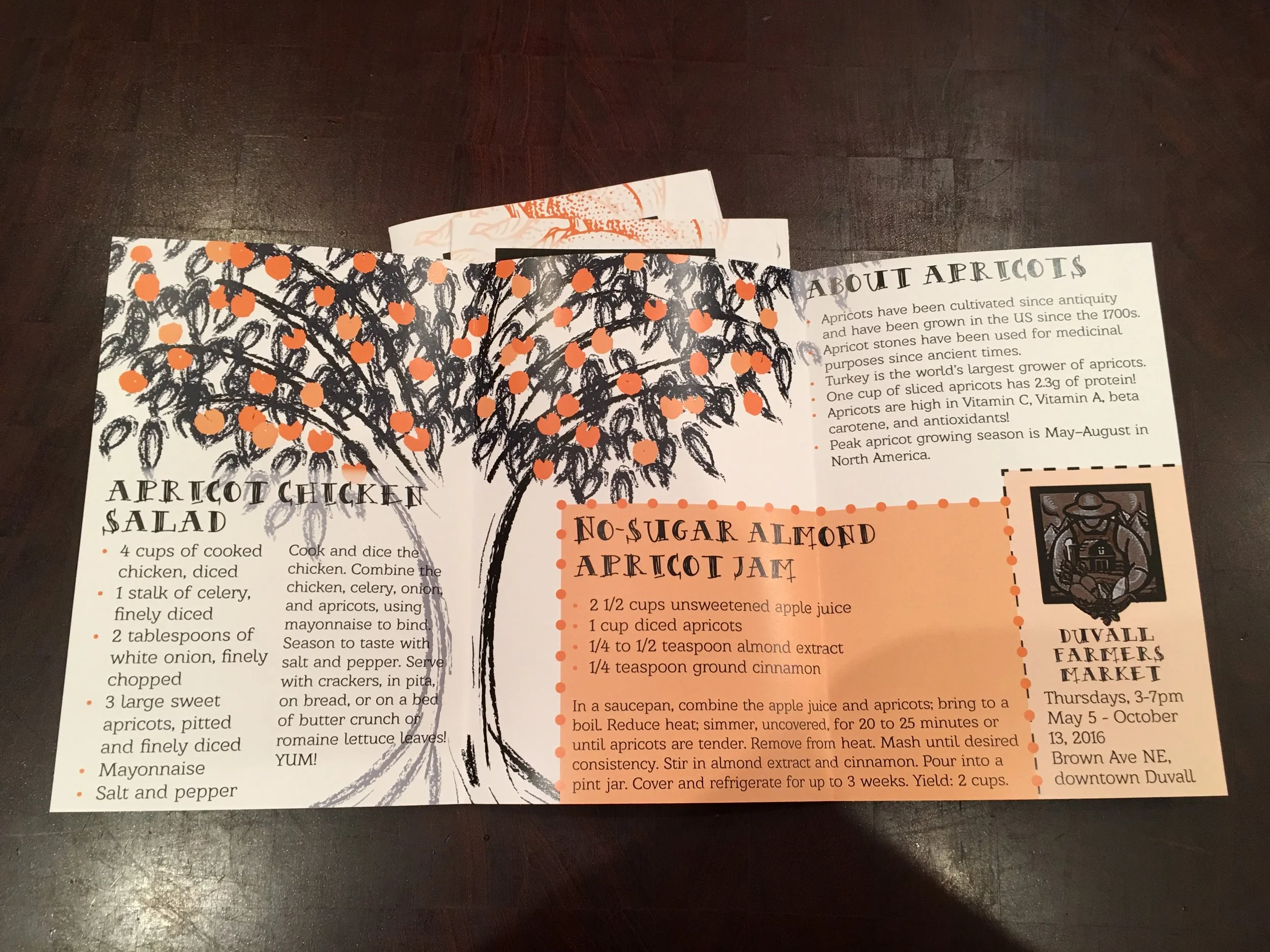 Farmers Market Brochure || Full Inside Spread