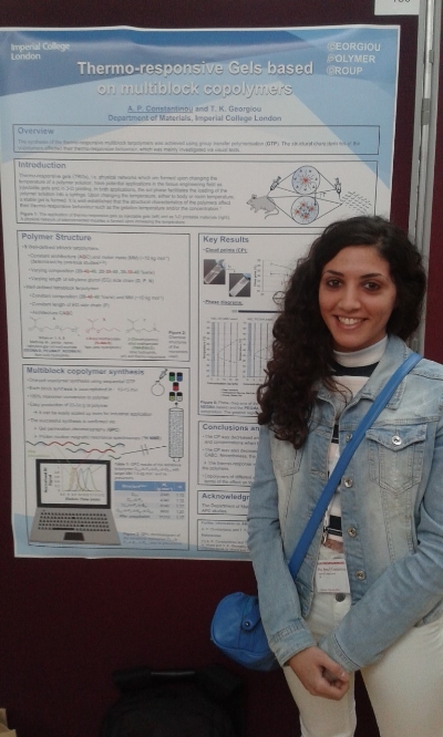 Anna presenting her work on Thermoresponsive Polymers at Warwick 2016