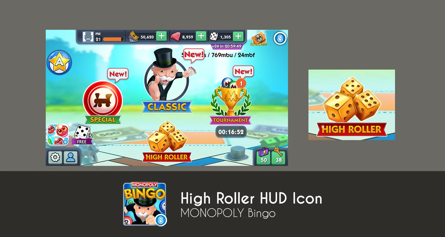 High Roller HUD Icon