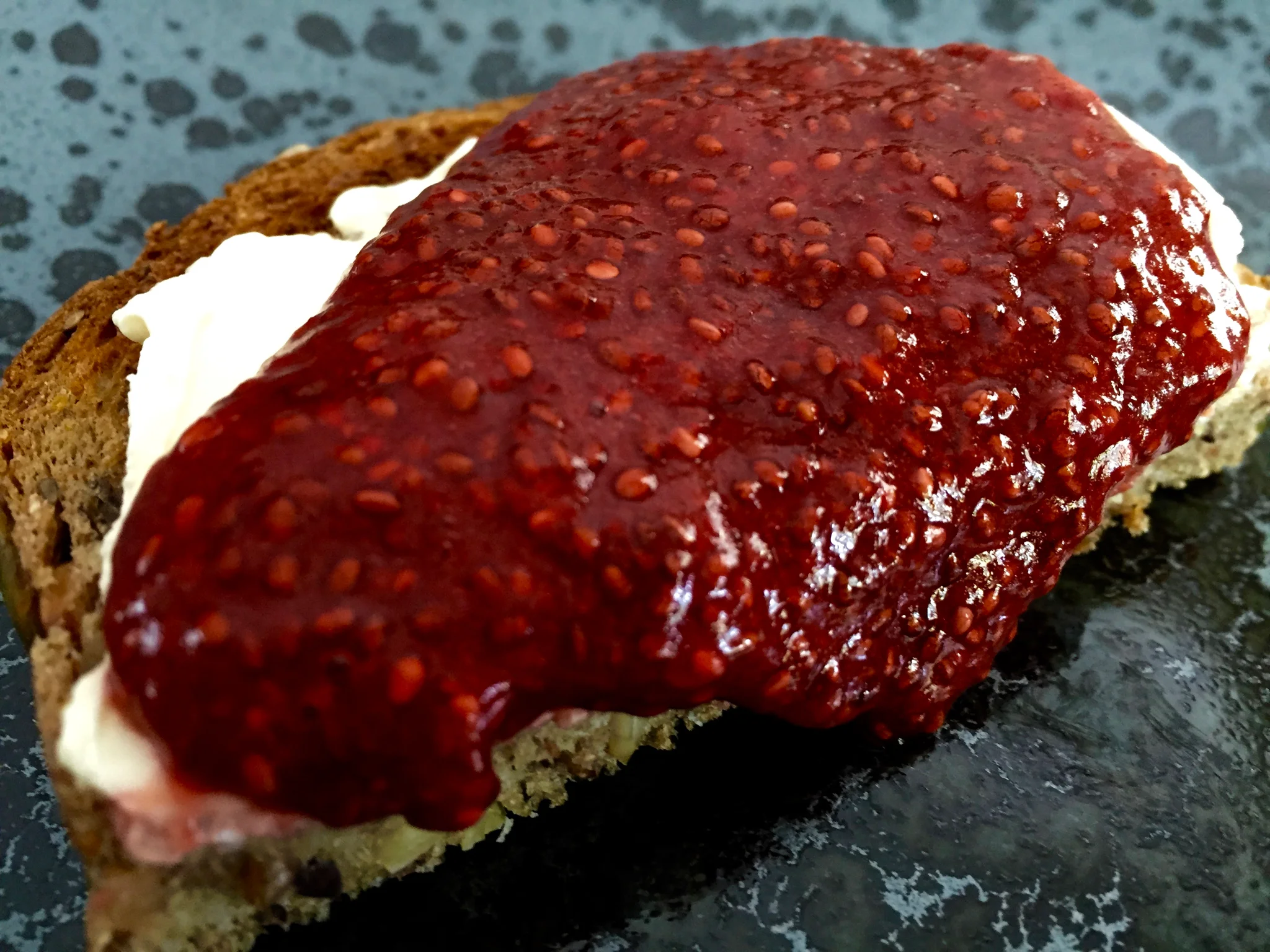 strawberry and chia seed jam