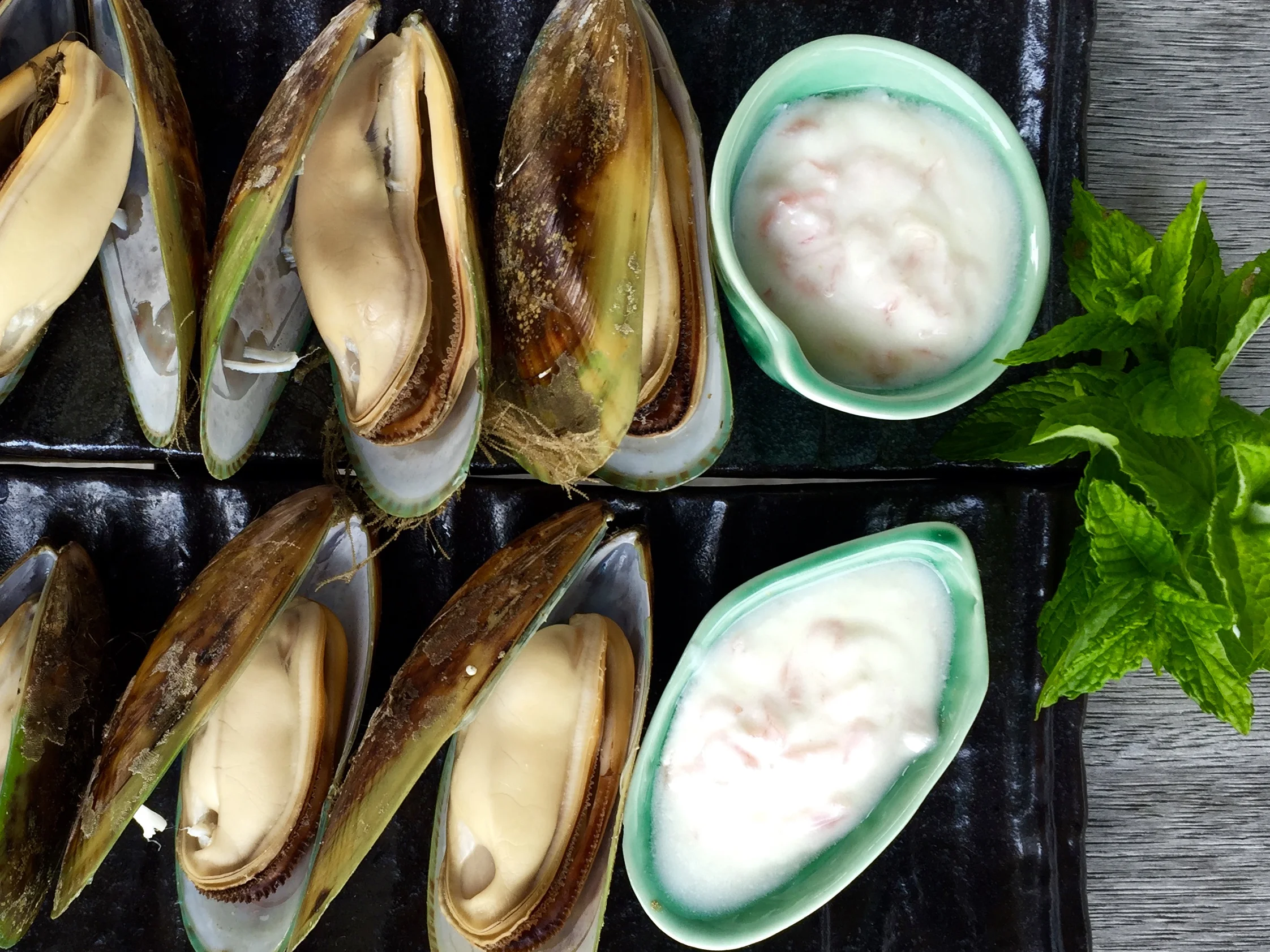green lipped mussels