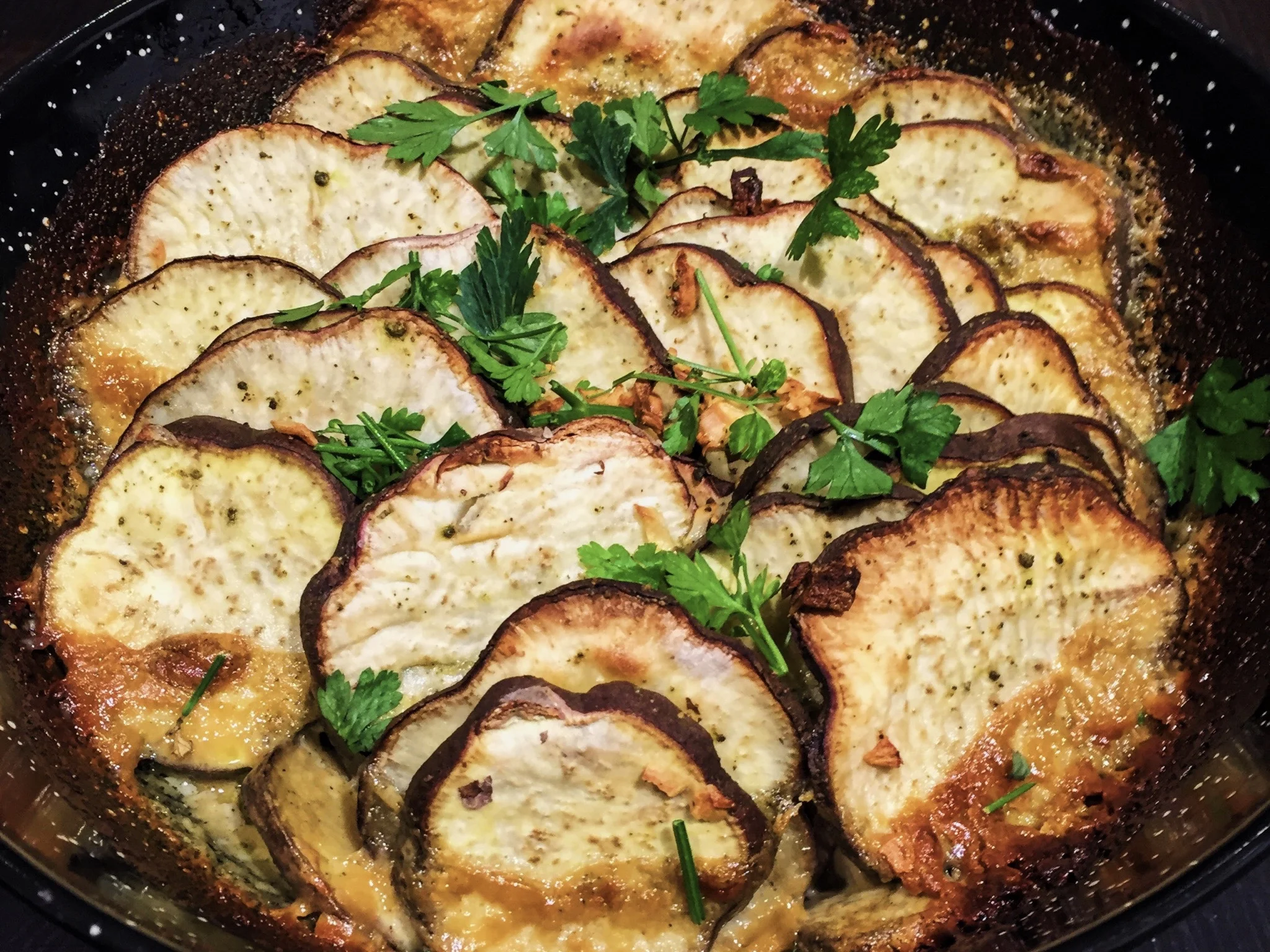 kumara gratin