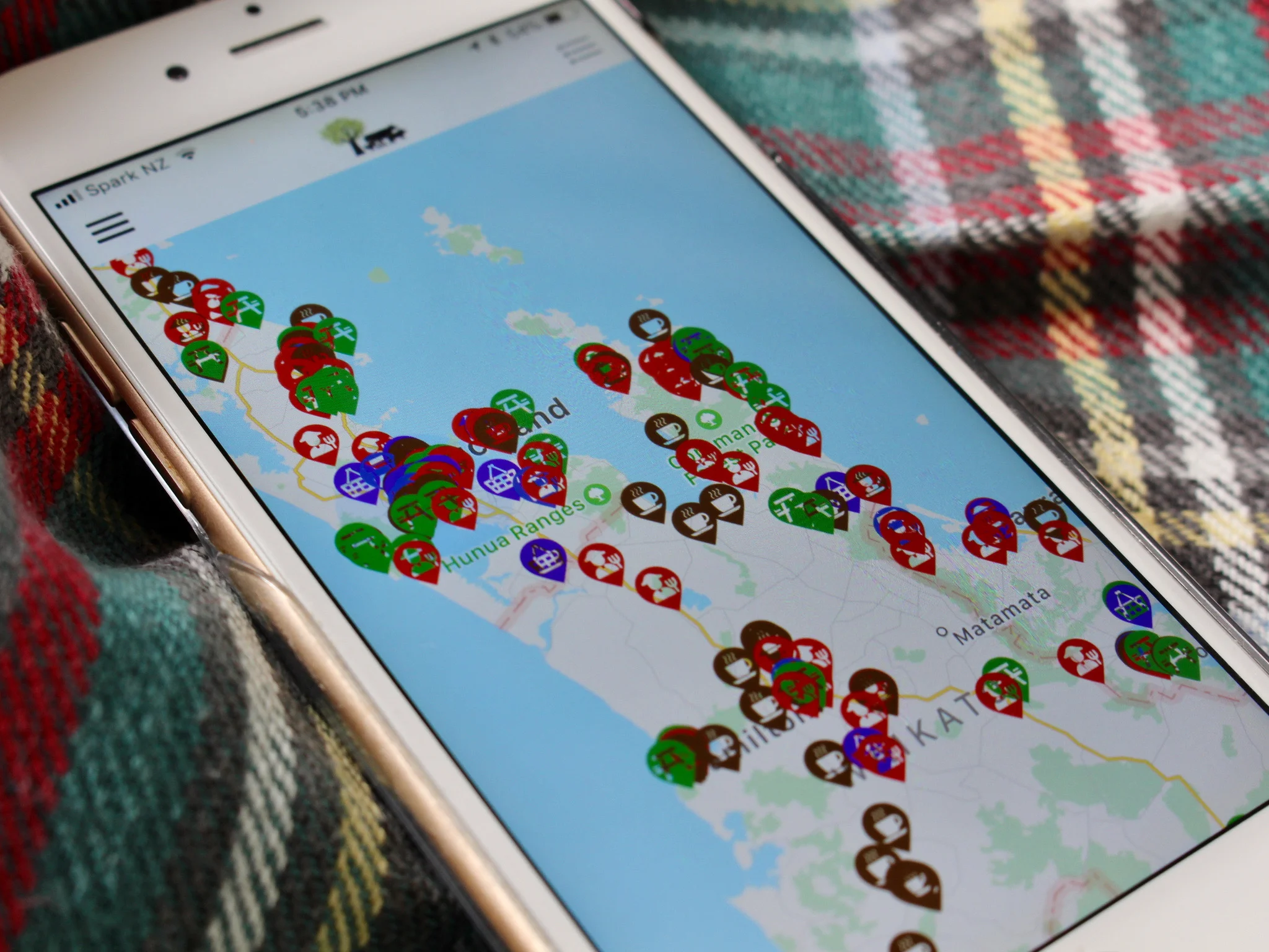 New Zealand food trail app