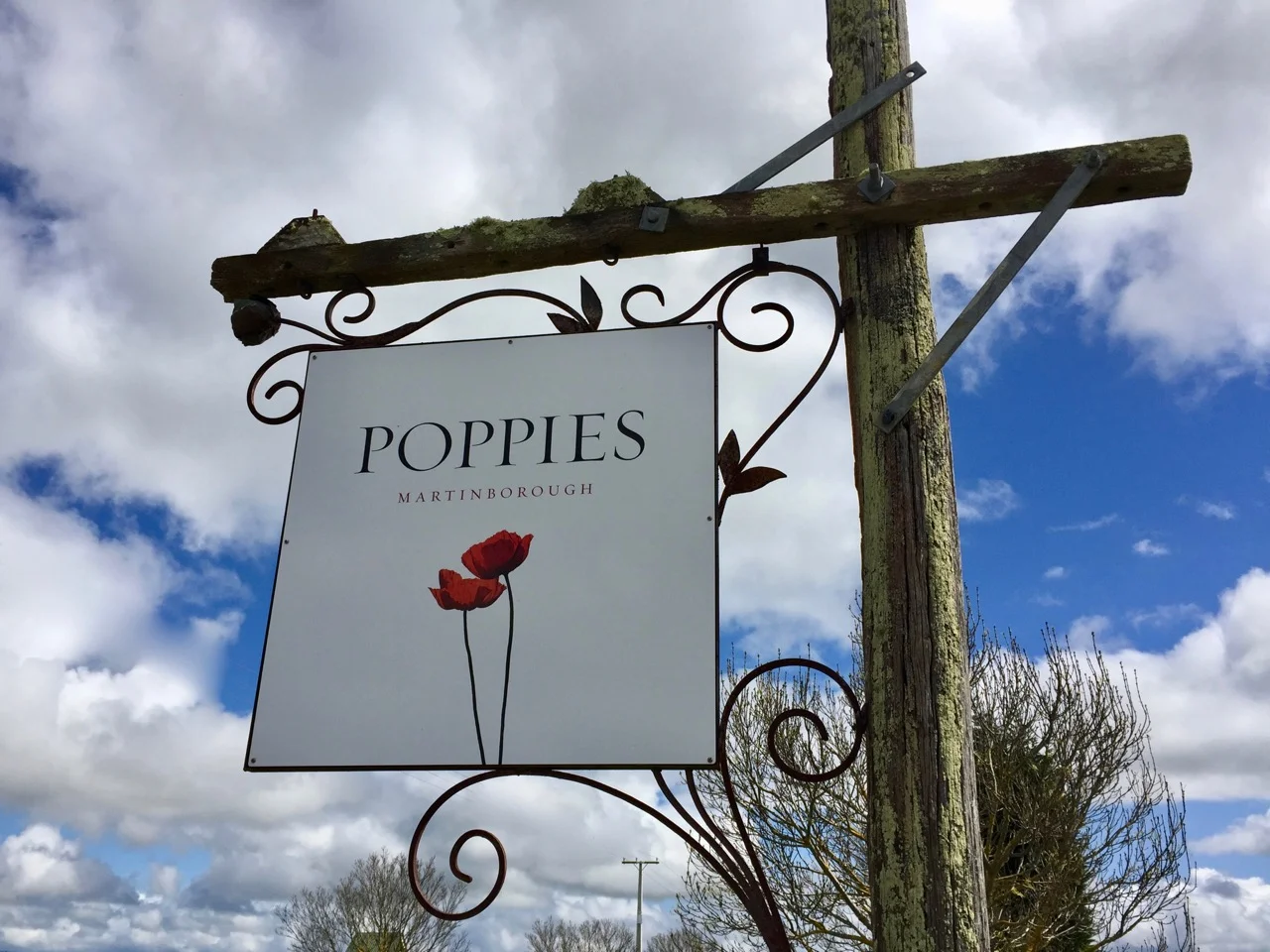 Poppies, Martinborough food trail