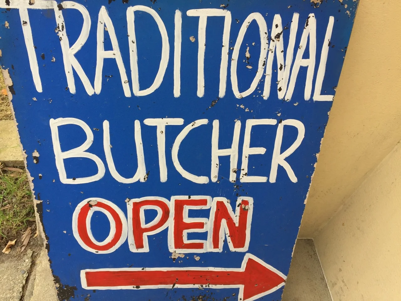 traditional butcher