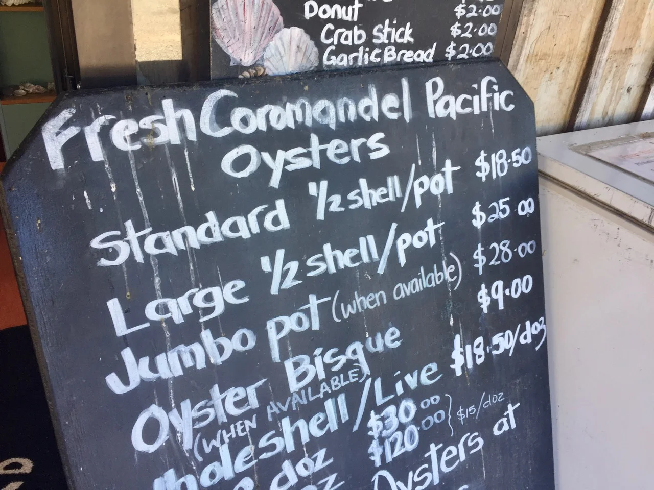 Fresh Coromandel Pacific oysters