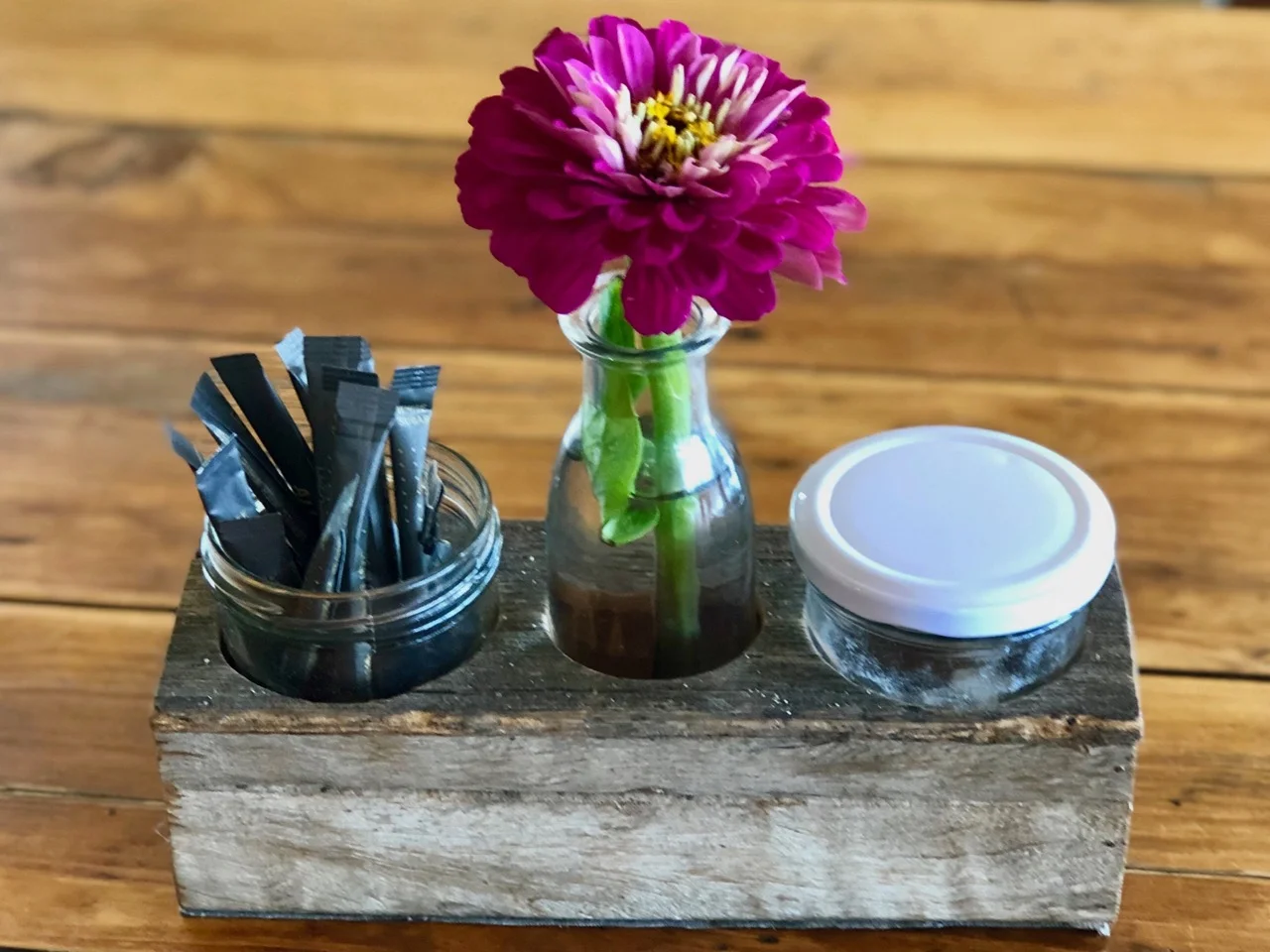 flowers on table