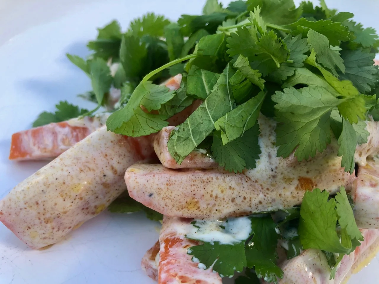 carrot herb salad