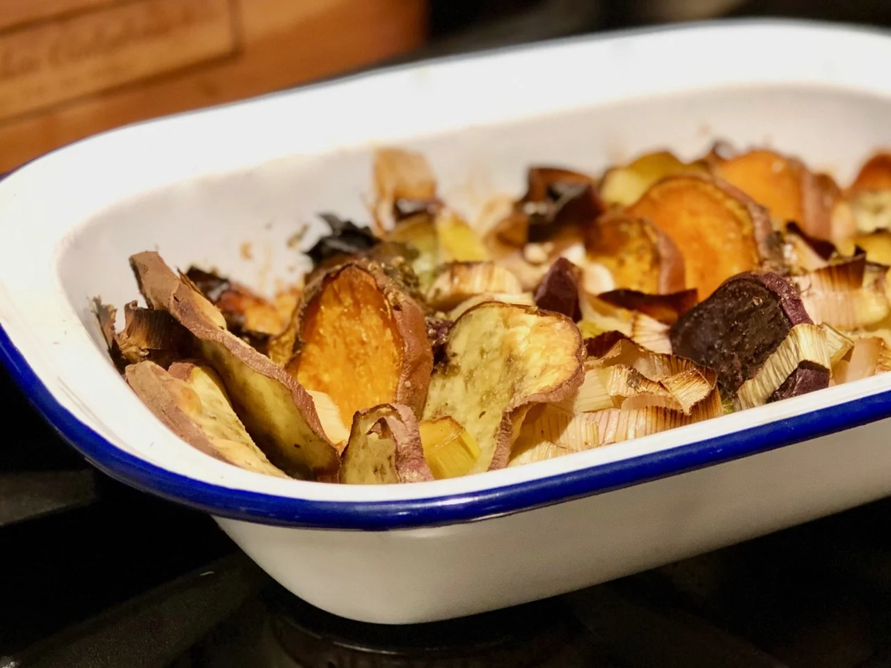 kūmara-gratin