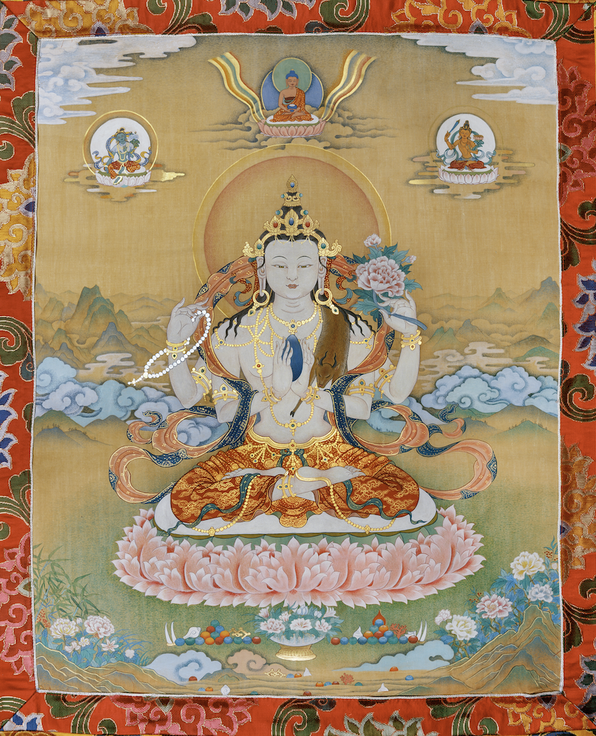 Thangka-Chenrezig