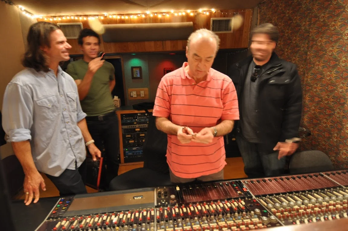 Robert Cappadona, artist Jeremy Toback , Trident A-Range creator Malcom Toft & artist/producer/engineer Nick Luca .