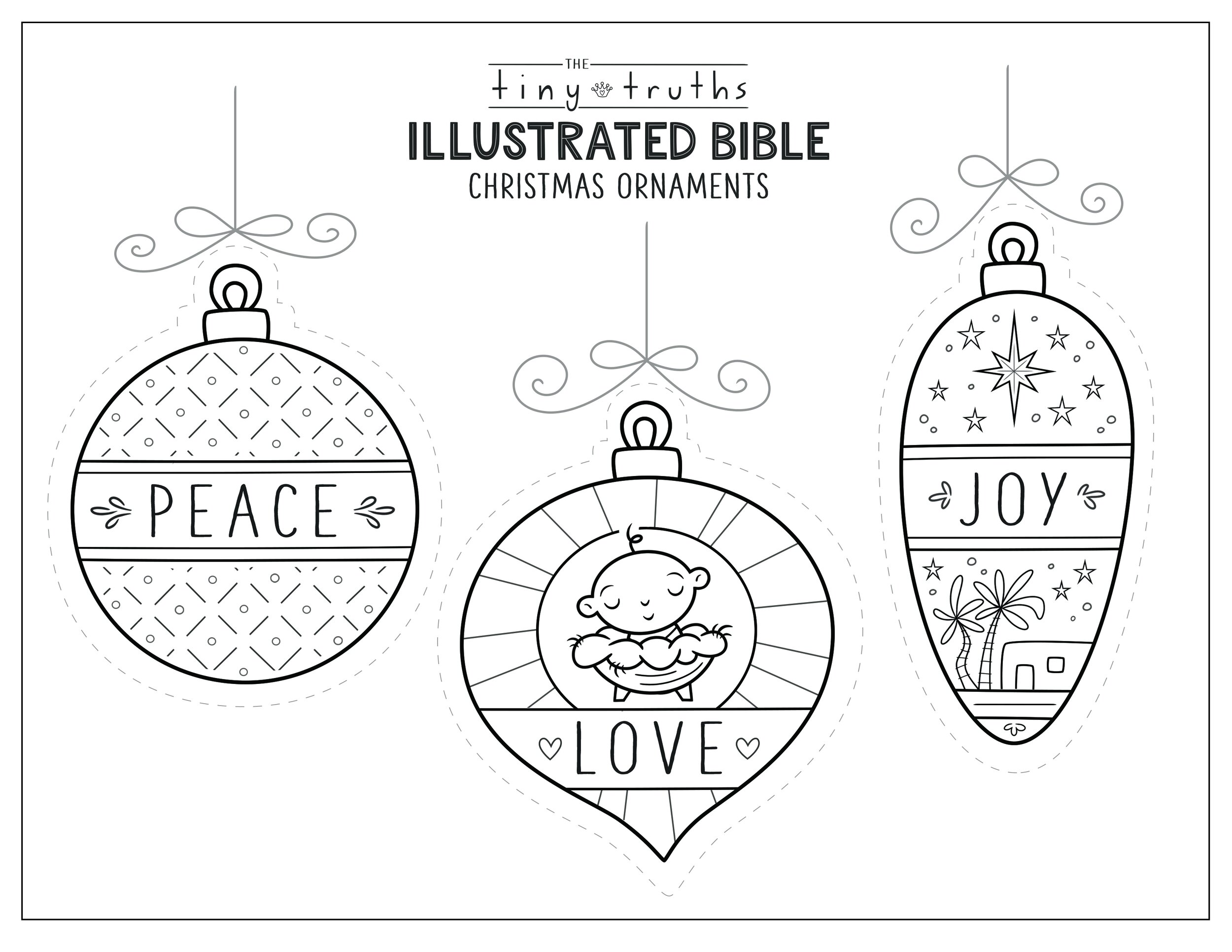 Tiny Truths Illustrated Bible Christmas Coloring And Crafts — Tiny Truths Illustrated Bible Tiny Truths Illustrated Bible Christmas Coloring And Crafts — Tiny Truths Illustrated Bible