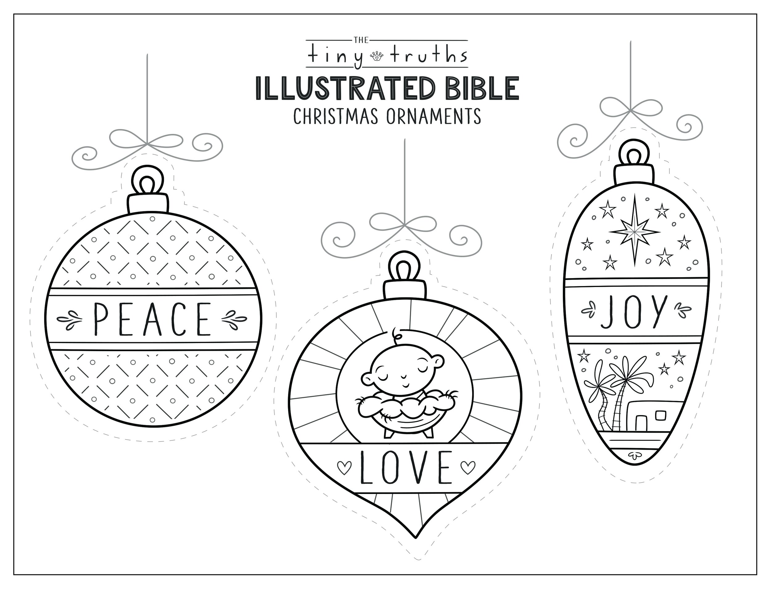 combustible extremidades Deformación Tiny Truths Illustrated Bible Christmas Coloring and Crafts — tiny truths  illustrated bible