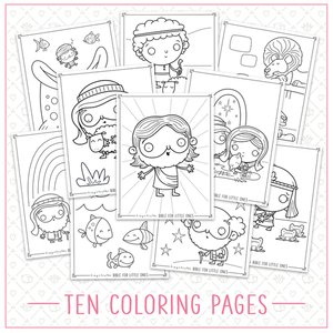 Printable Mini Coloring Book, The Tiny Totem blog