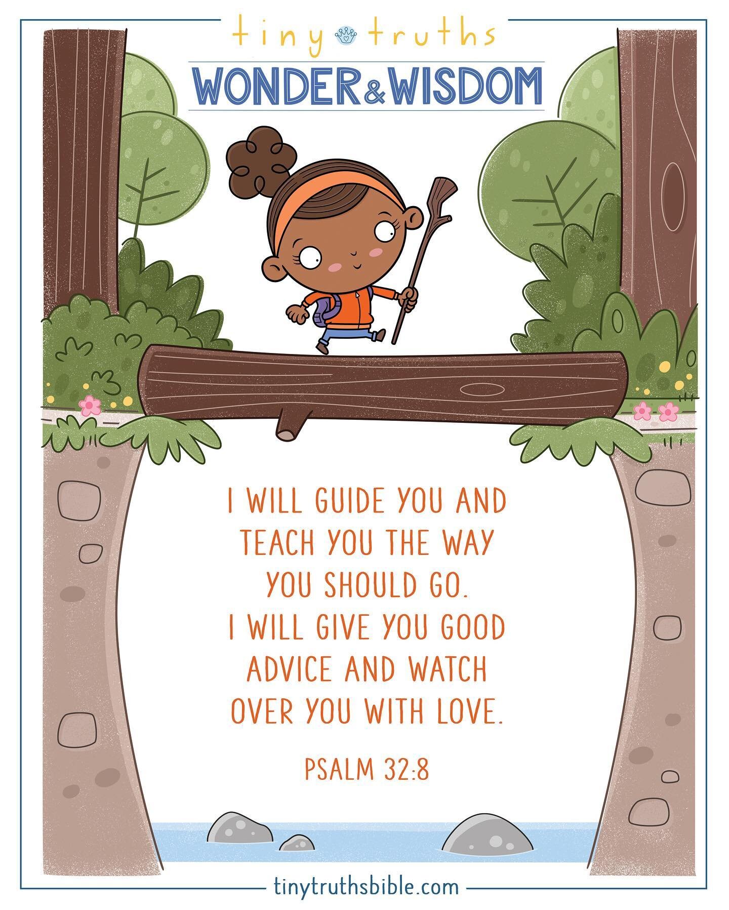Tiny Truths: WONDER &amp; WISDOM  is a whole book of little lessons for kids (and reminders for adults) on how to live wisely and love well!

Each reading is based on a scripture from Psalms and Proverbs that teaches us how to be thankful, make good 