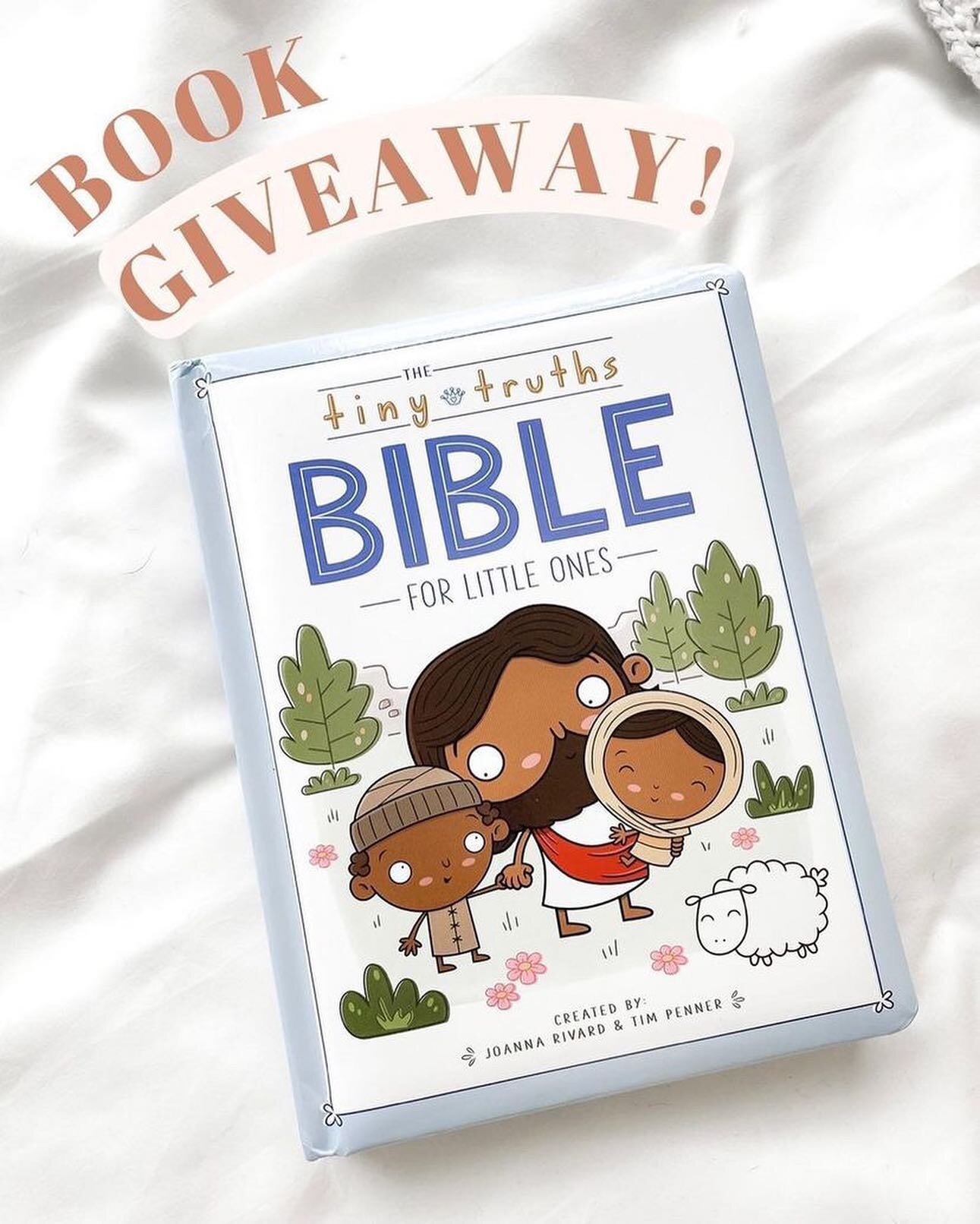 Hello friends! Head on over to @mikkajacobson this week for a chance to win one of our new baby Bibles! They&rsquo;re super cute, engaging for the littlest ones and also quite good for chewing on 😂