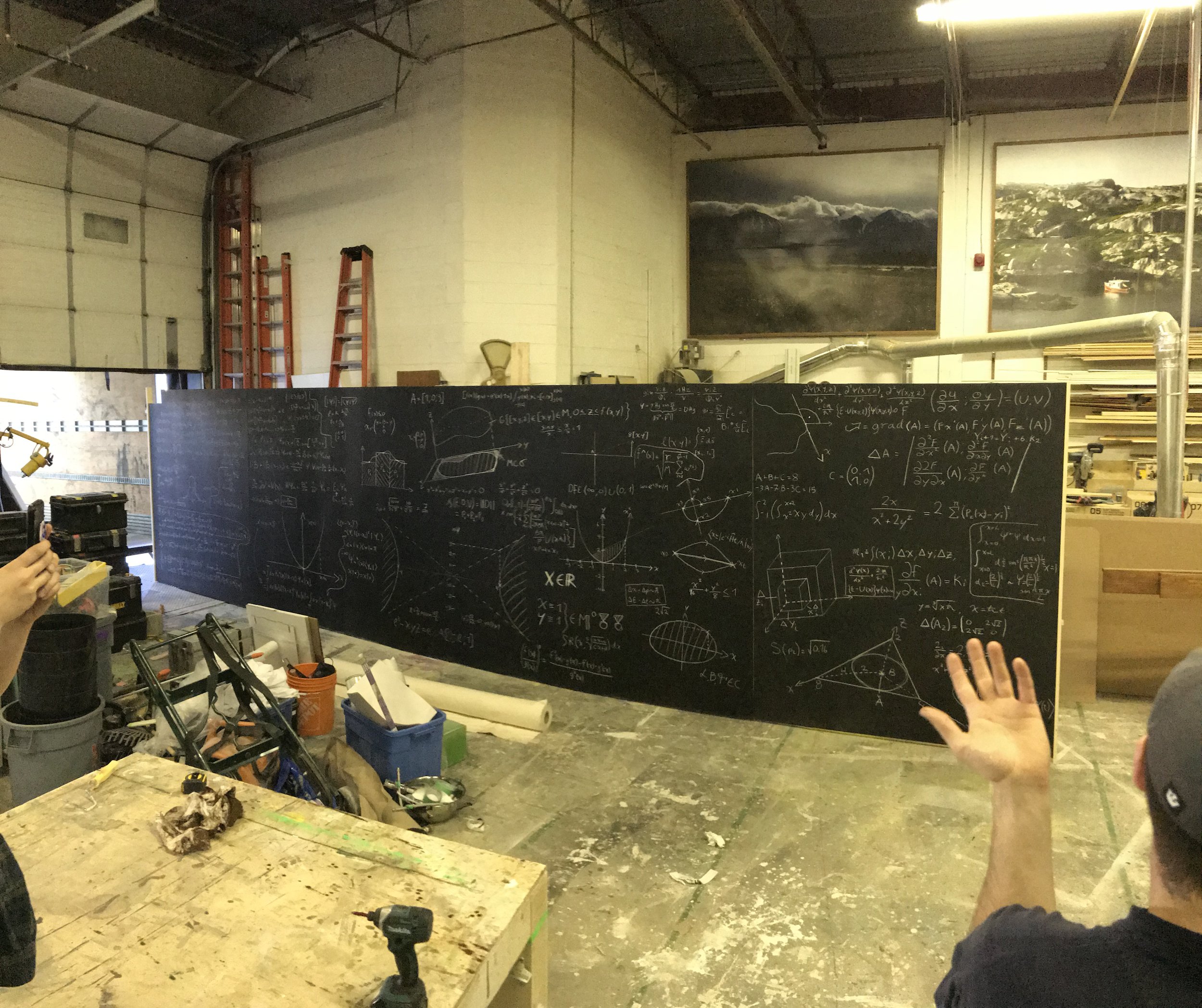 Large Blackboard - Oppenheimer Location Adjustment