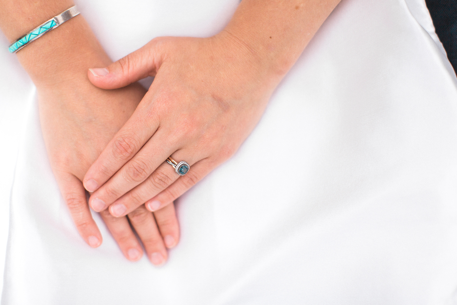 Custom wedding bands at a Volunteer Park Wedding in Seattle Washington