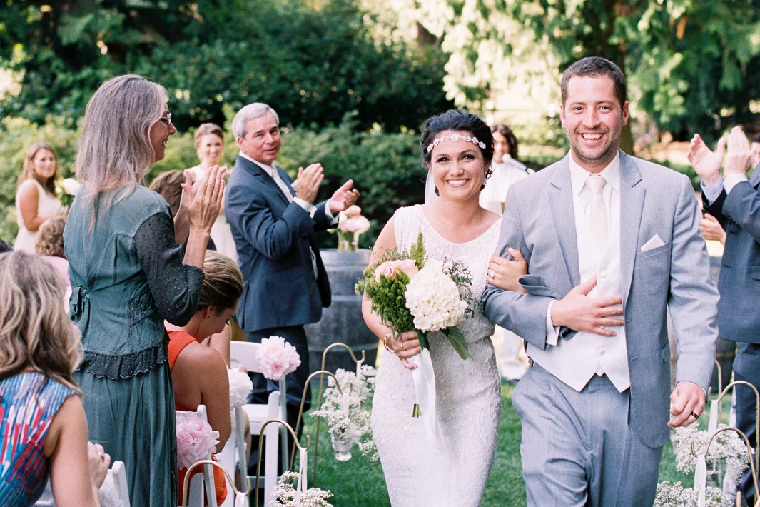 Beautiful Delille Cellars Winery Wedding with Catie & KJ